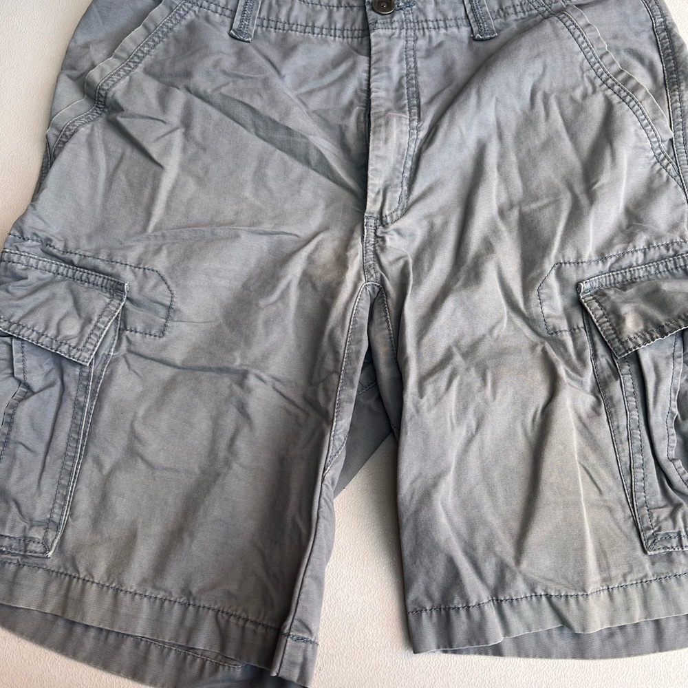 Eastern Mountain Sports Light Gray Cargo Shorts